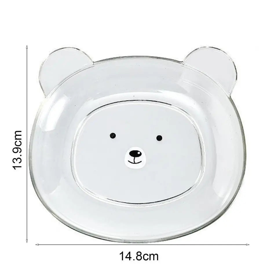 Bear Snack Plates - 8pcs Set