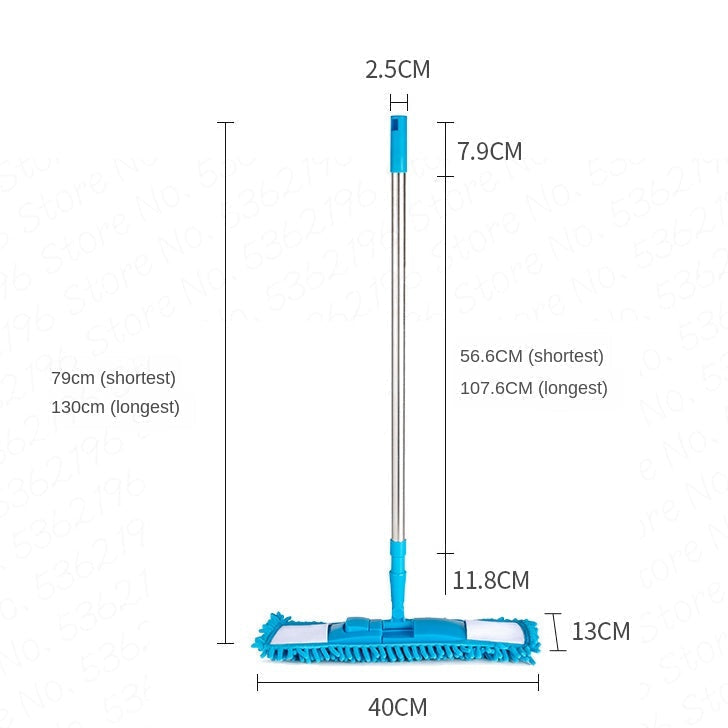 Telescopic Microfiber Flat Mop