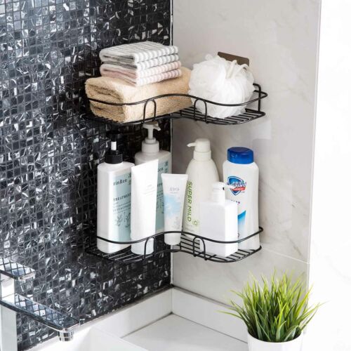 Metal Wall-Mounted Corner Shelf