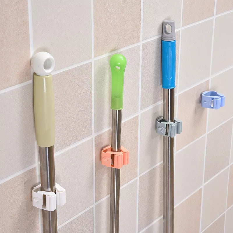 Wall-Mounted Mop Holder pack of 3