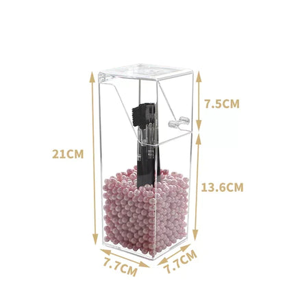 Acrylic Pearl Brush Holder