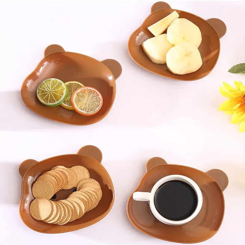 Bear Snack Plates - 8pcs Set