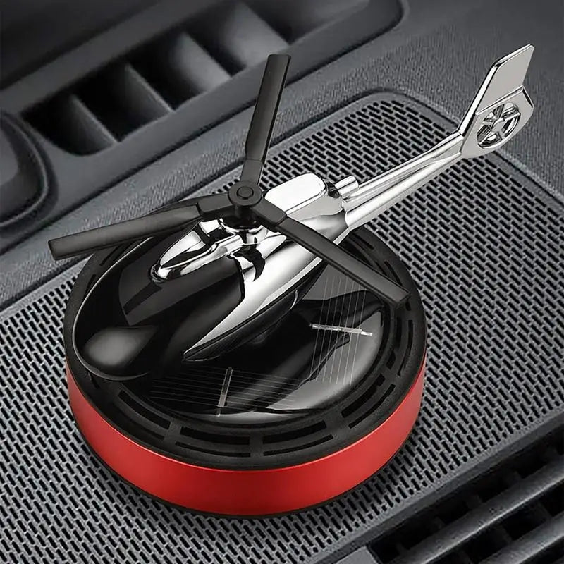 Solar Powered Helicopter Car Fragrance Diffuse