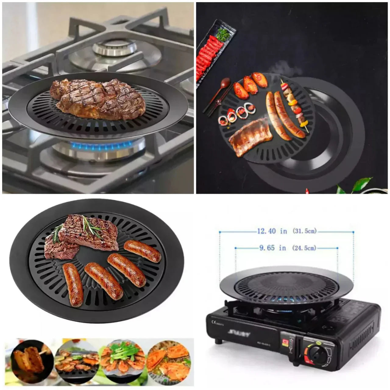 Stove-top BBQ Grill Pan