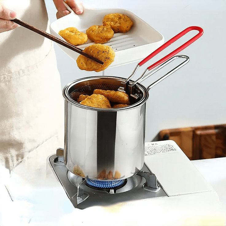 Deep Frying Pot