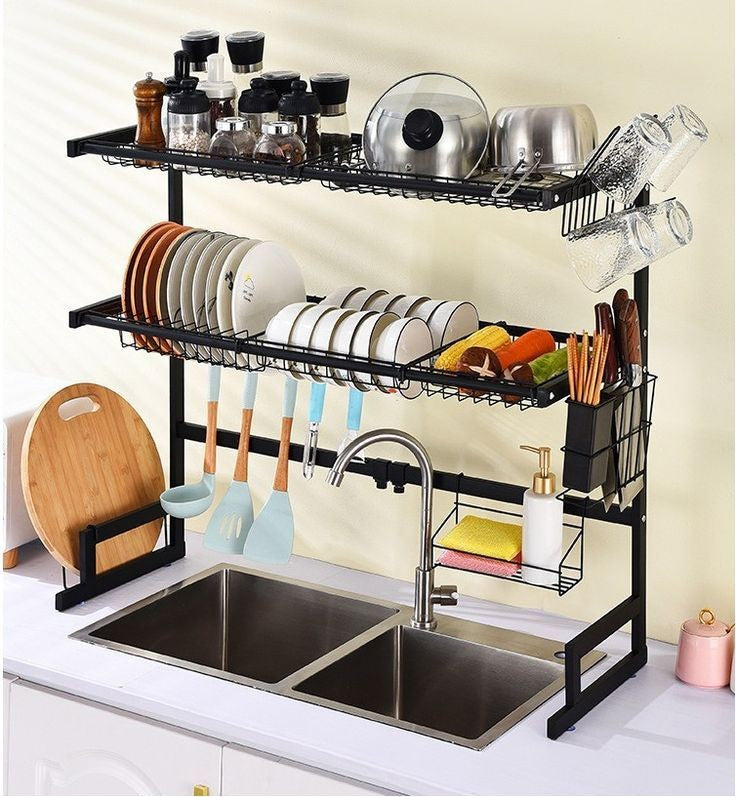 Double Layer Over The Sink Rack