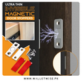 2PCS Magnetic Cabinet Door Catch Set with Screws – Hidden Door Closer