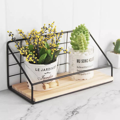 Checks and Boxes Wall Storage Shelf