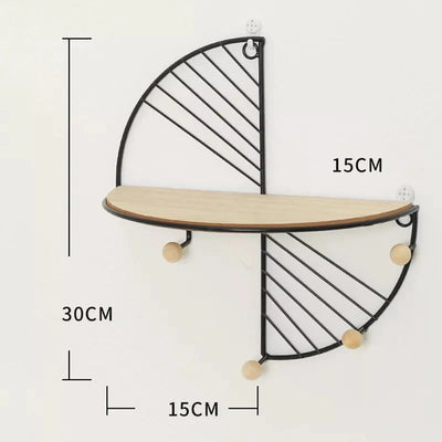 Metal Wall Mounted Creative Storage Shelf