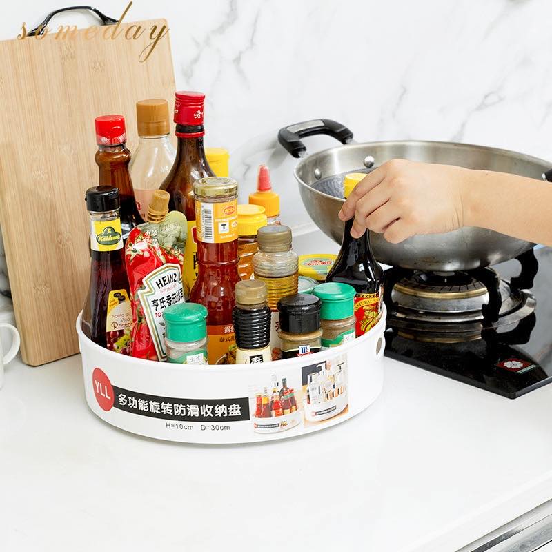 Rotating Round Storage Tray