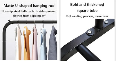 Single Pole Metal Cloth Stand