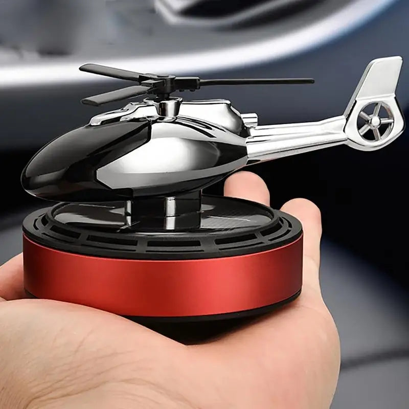 Solar Powered Helicopter Car Fragrance Diffuse