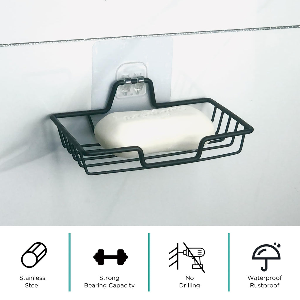 Metal Soap Tray with Stick-on