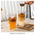 750ML Glass Tumbler with Handle and Straw