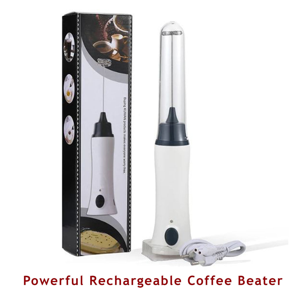 Coffee Beater and Egg Whisker - Rechargeable - Milk Frothe
