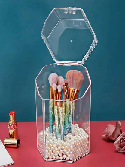 Acrylic Pearl Brush Holder