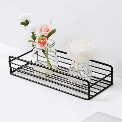 Metal Wall-Mounted Rectangle Shelf