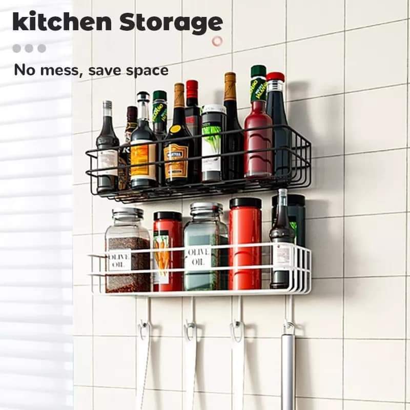 Iron Wall Mounted Shelf With Hook