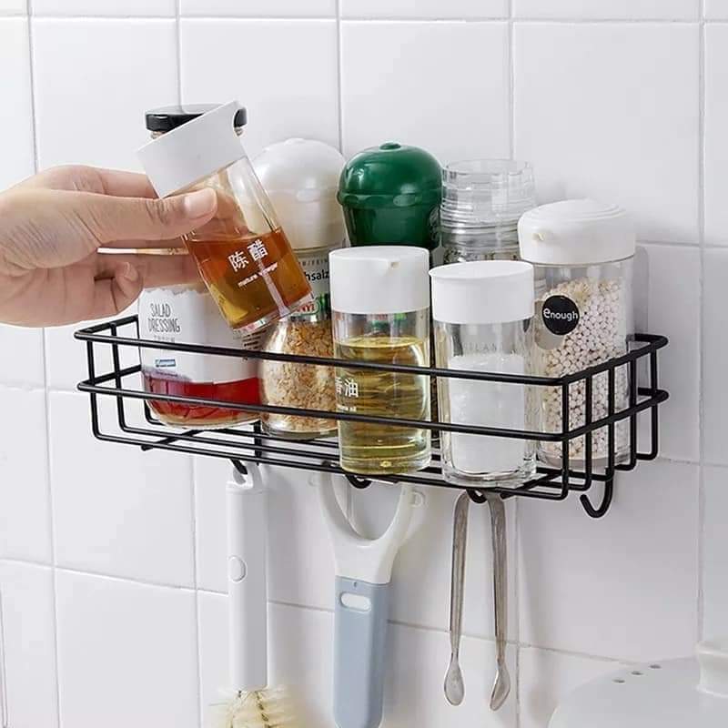 Iron Wall Mounted Shelf With Hook