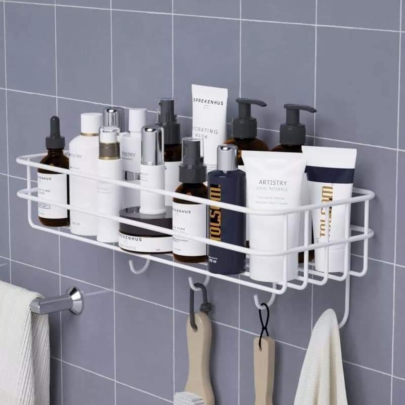Iron Wall Mounted Shelf With Hook