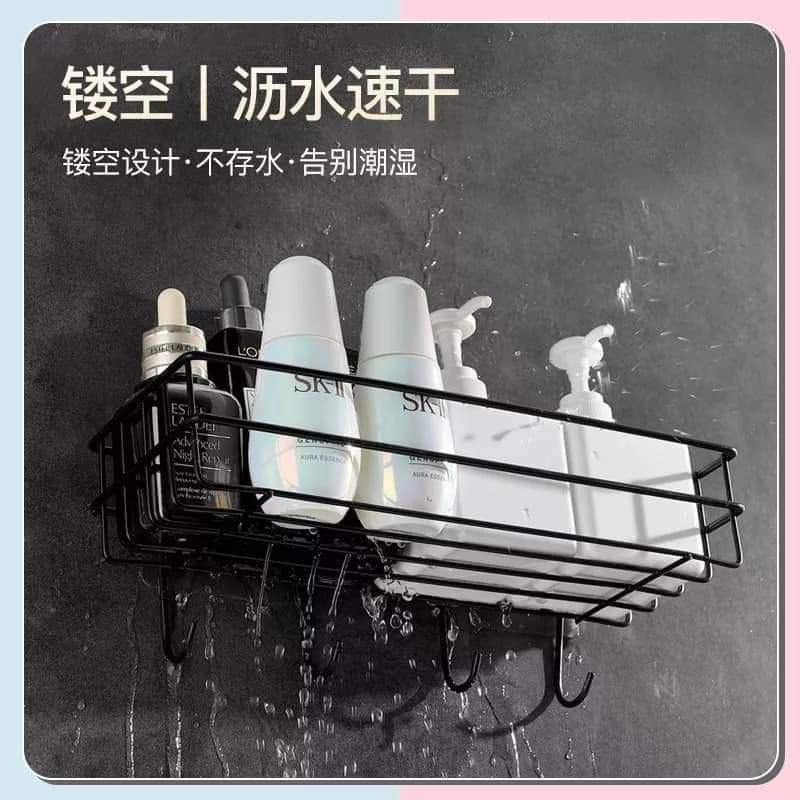 Iron Wall Mounted Shelf With Hook