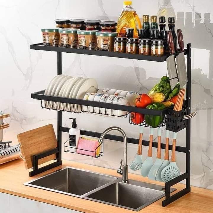 Double Layer Over The Sink Rack