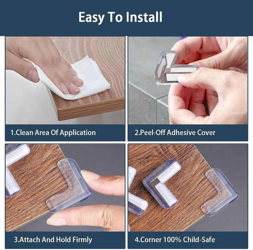 Rubber Table Corner - 4pc Set