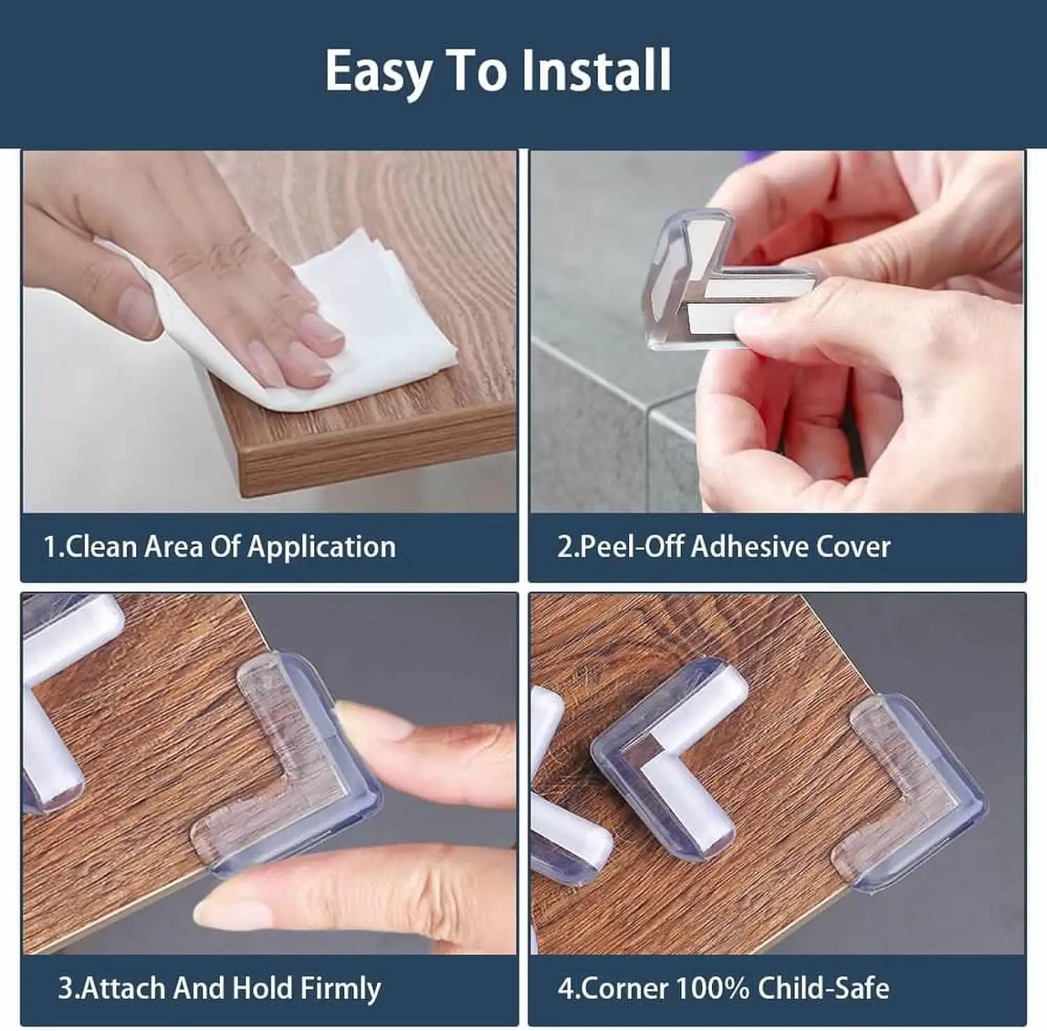 Rubber Table Corner - 4pc Set