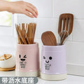 Plastic Cutlery Holder With Cover