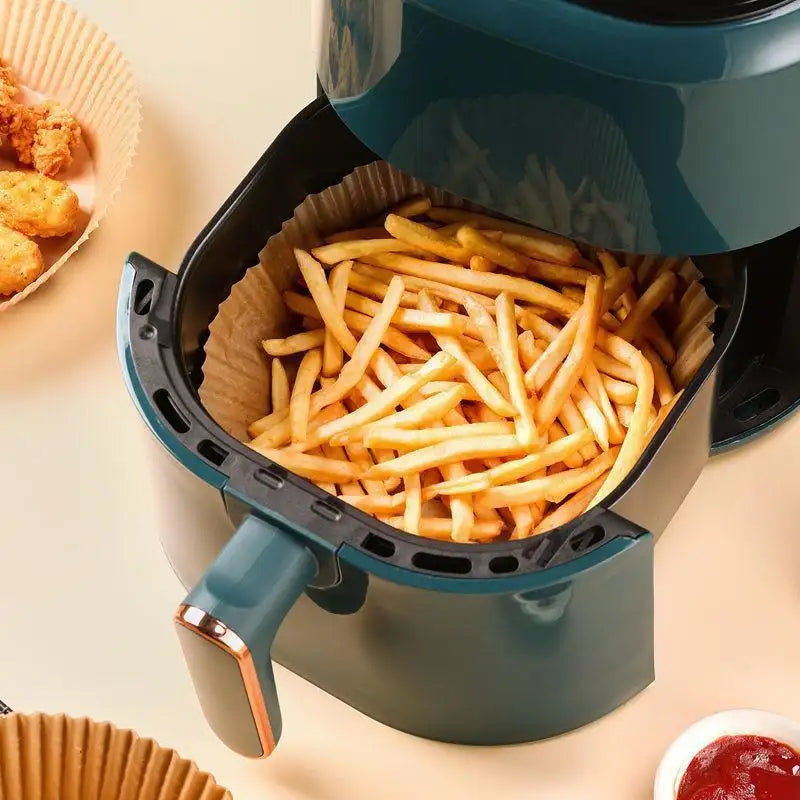 Non-stick Disposable Air Fryer Liners - 100Pcs Set