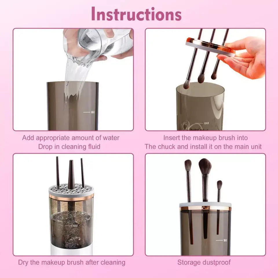 Automatic USB Makeup Brush Cleaner