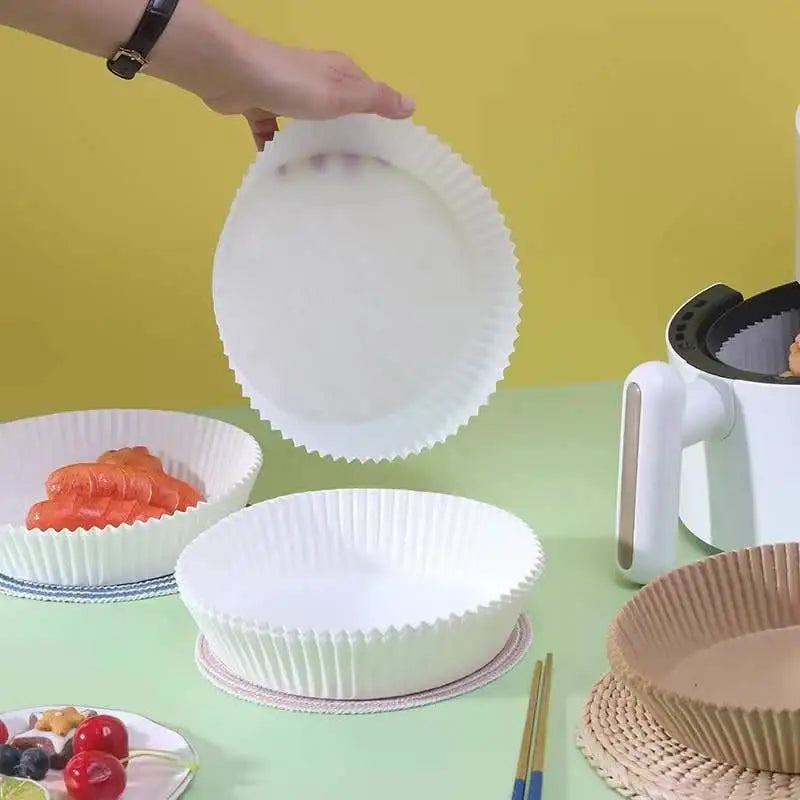 Non-stick Disposable Air Fryer Liners - 100Pcs Set