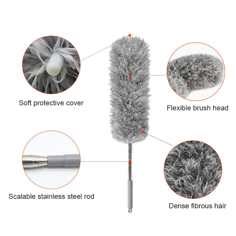 Long Extendable Handle Flexible Duster