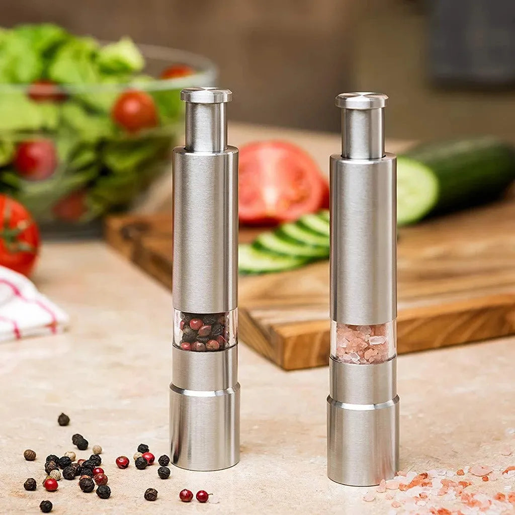 Stainless Steel Pepper Mill , Salt Pepper Grinder & Spice Grinder