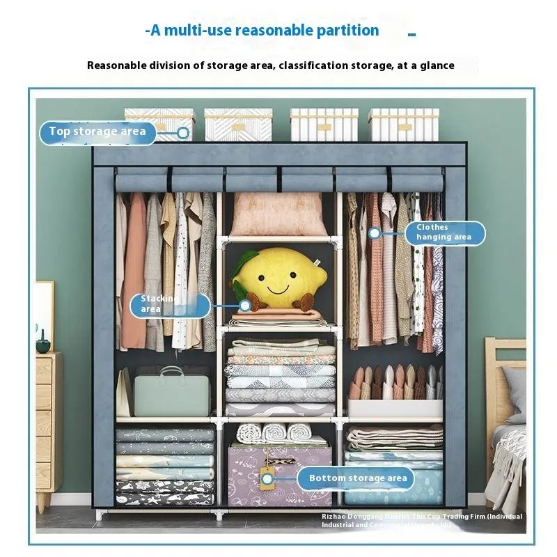 Non-Woven Dust Proof Wardrobe