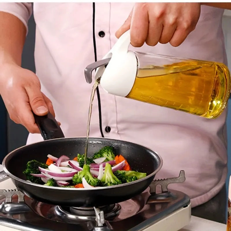 Glass Oil Jug - 630 ML