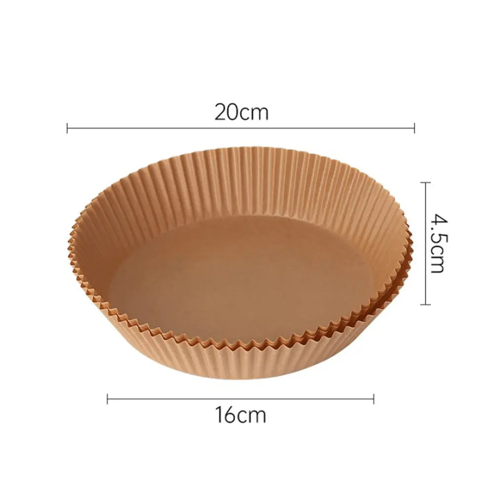 Non-stick Disposable Air Fryer Liners - 100Pcs Set