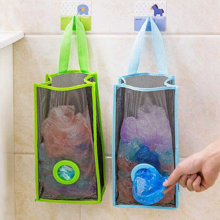 Net Garbage Bag Holder