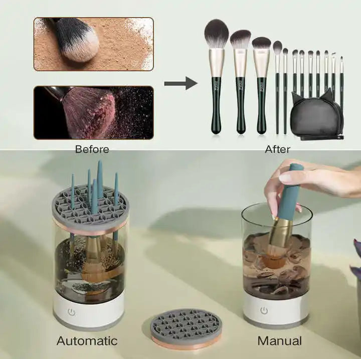 Automatic USB Makeup Brush Cleaner