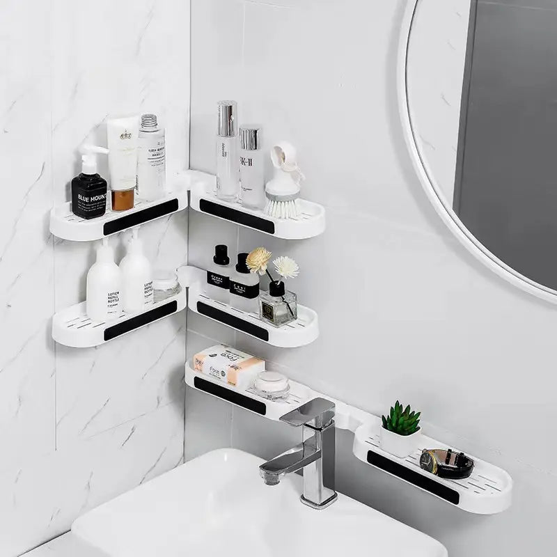 Wall-Mounted Revolving Storage Rack