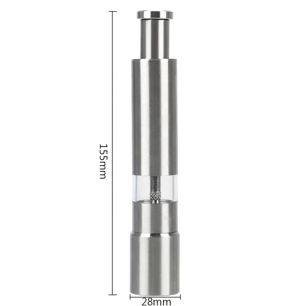 Stainless Steel Pepper Mill , Salt Pepper Grinder & Spice Grinder