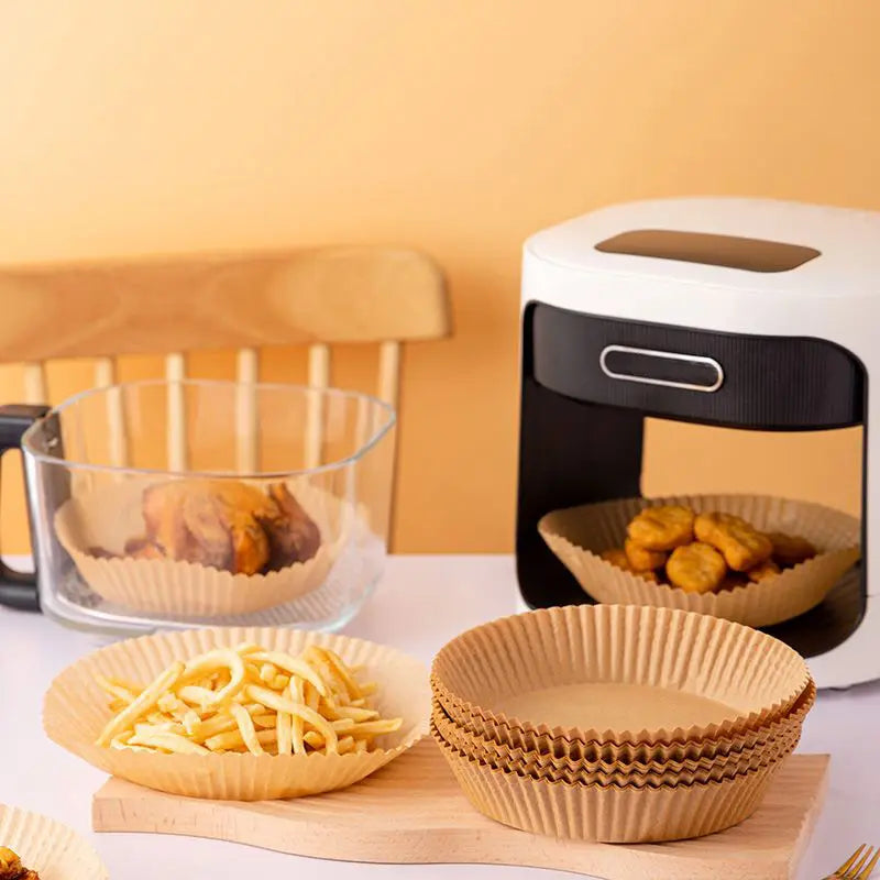 Non-stick Disposable Air Fryer Liners - 100Pcs Set