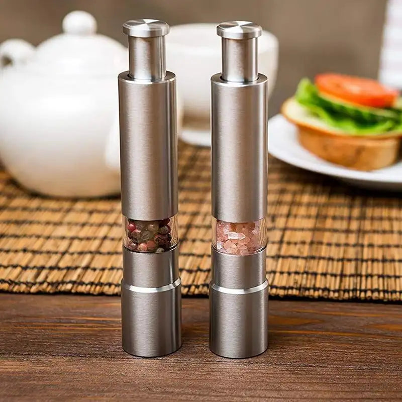 Stainless Steel Pepper Mill , Salt Pepper Grinder & Spice Grinder