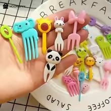 10 Pcs Kids Fork Fruit Fork