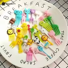 10 Pcs Kids Fork Fruit Fork