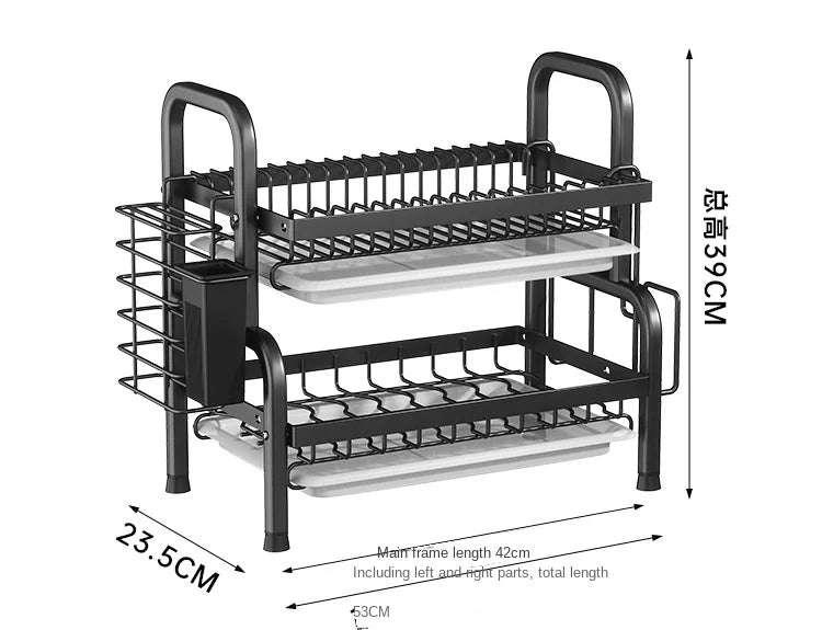 Multi-Tired Dish Rack - 2Layer & 3Layer