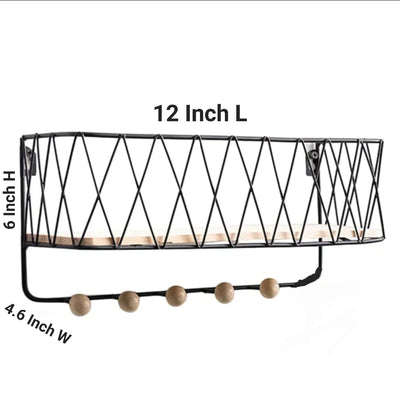 Criss-Cross Wall Storage Shelf
