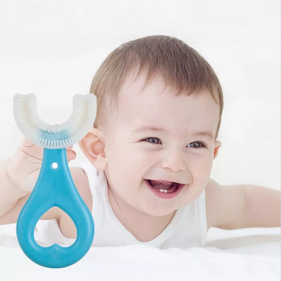 U Shape Silicon Kids Teeth Brush