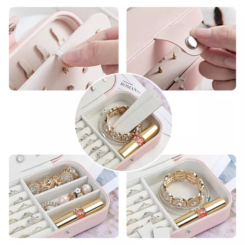Medium Leather Jewelry Organizer