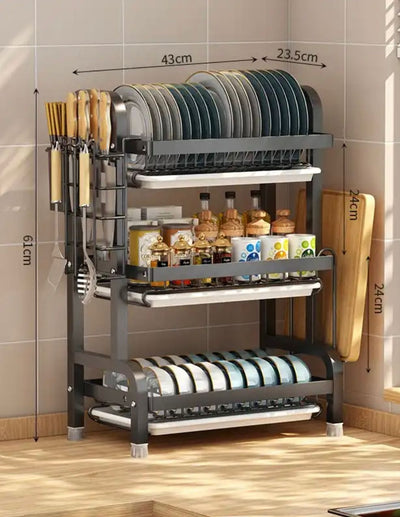 Multi-Tired Dish Rack - 2Layer & 3Layer